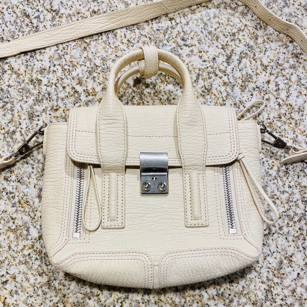 3.1 Phillip Lim Mini Pashli Leather Satchel - Milk